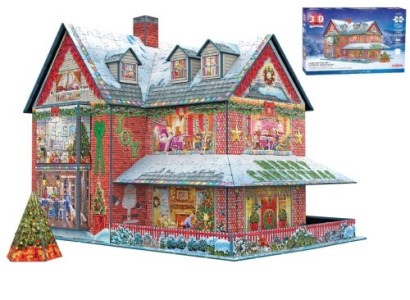 Christmas House - 3D Jigsaw Puzzle